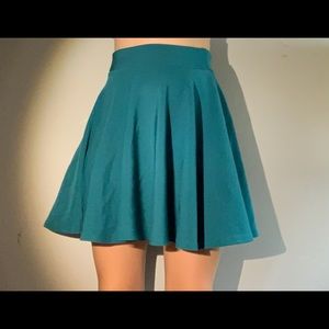 Teal skirt